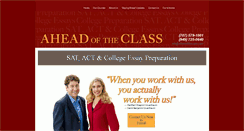 Desktop Screenshot of aheadoftheclass.com